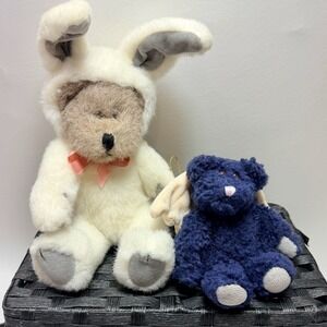The Boyds Collection Blue Angel Bear and Master of Disguise Bunny